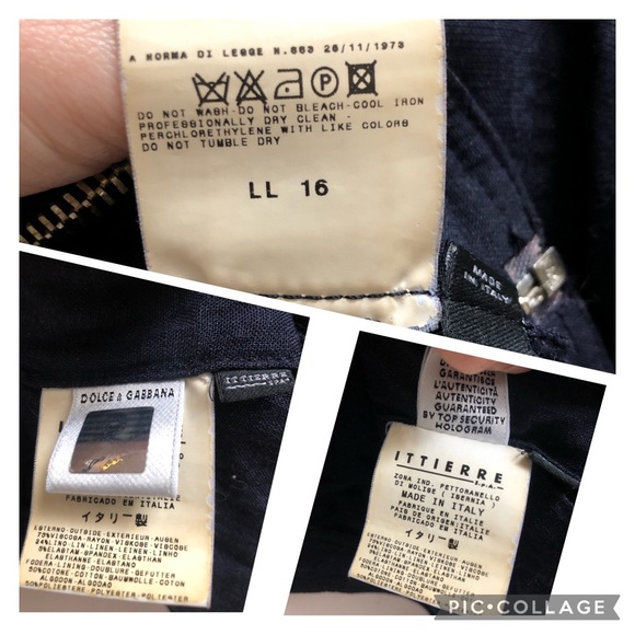 DOLCE & GABBANA LINEN JACKET - Picture 15 of 16